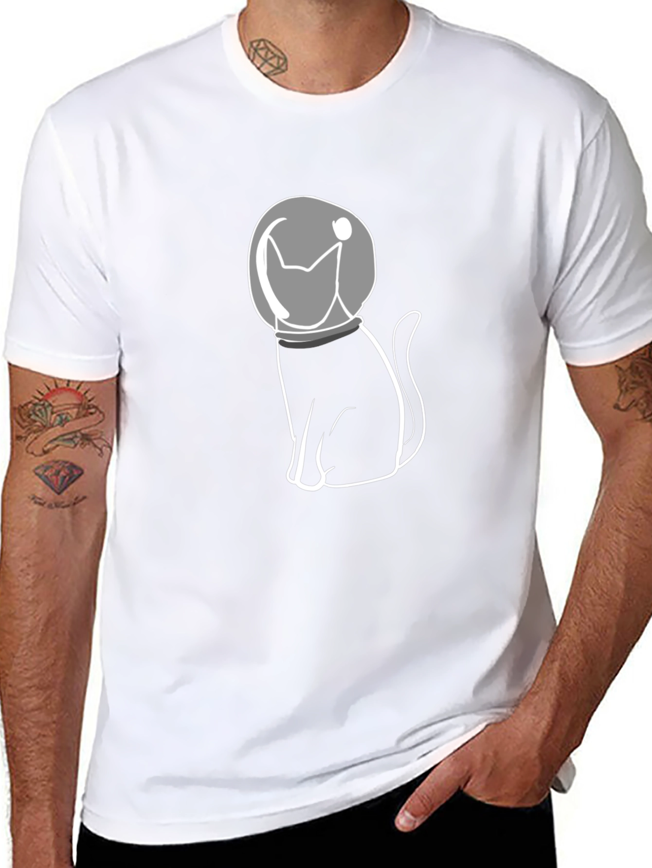 Catstronaut T-Shirt - Space Cat Tee