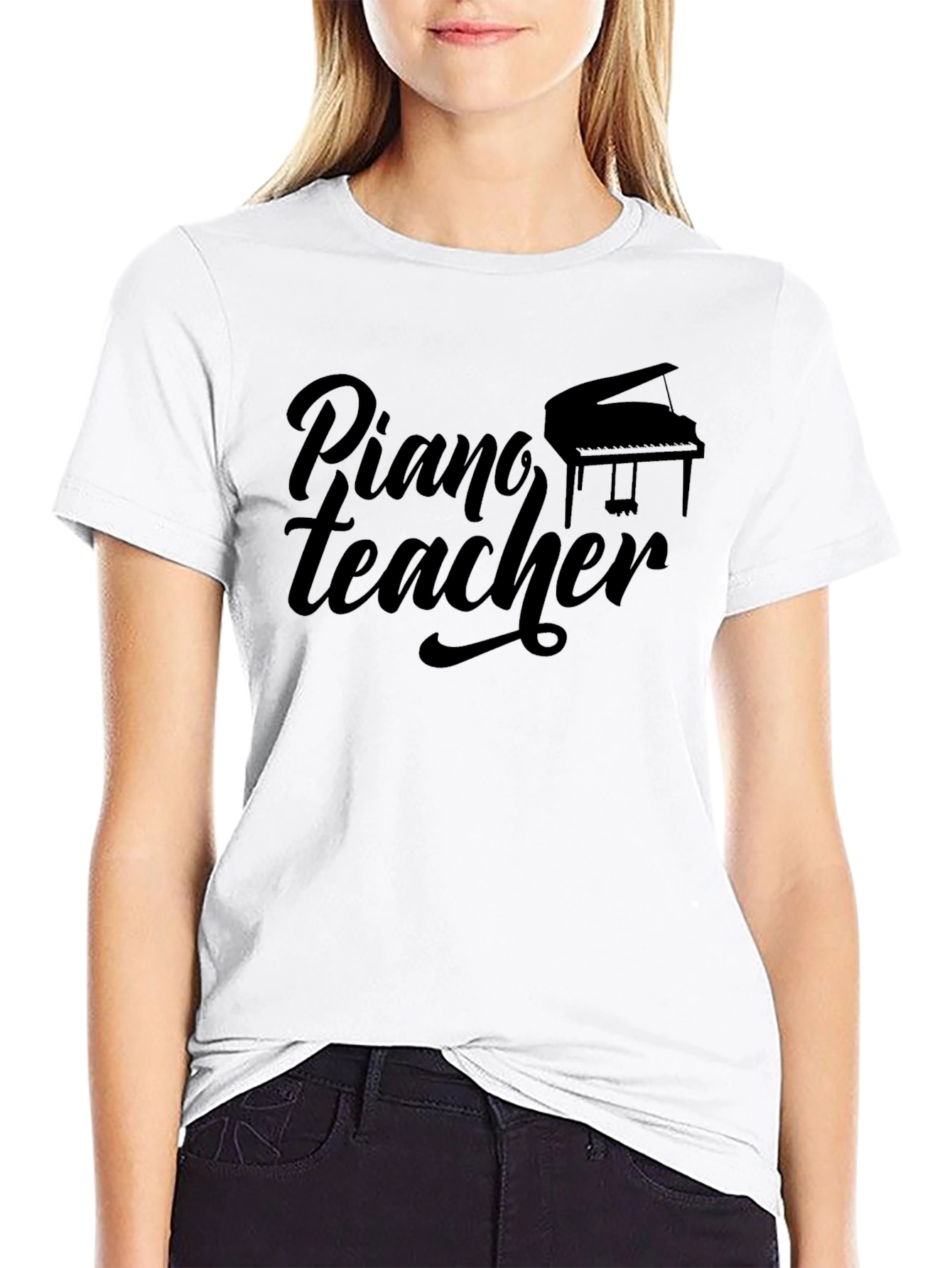 Piano Teacher T-Shirt - Music Instructor Apparel
