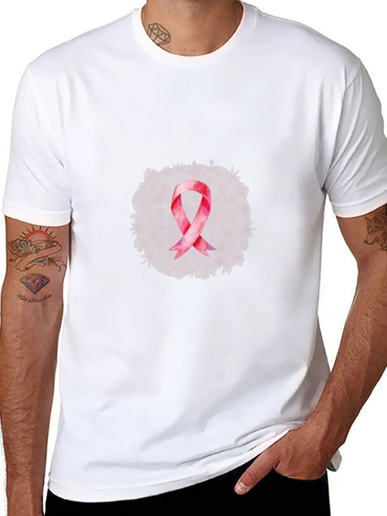 Ribbon Awareness Graphic T-Shirt