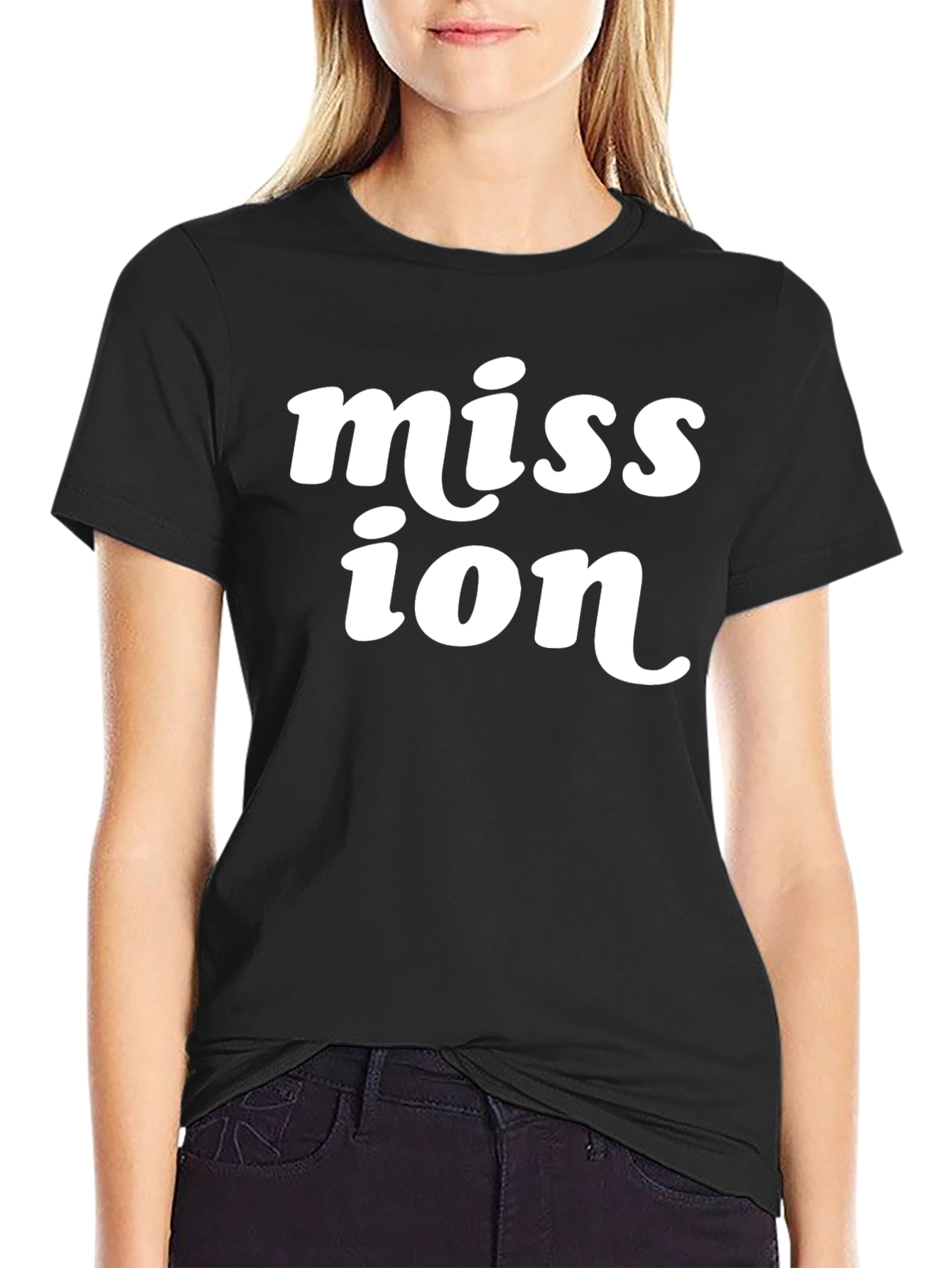 Mission Graphic Black T-Shirt