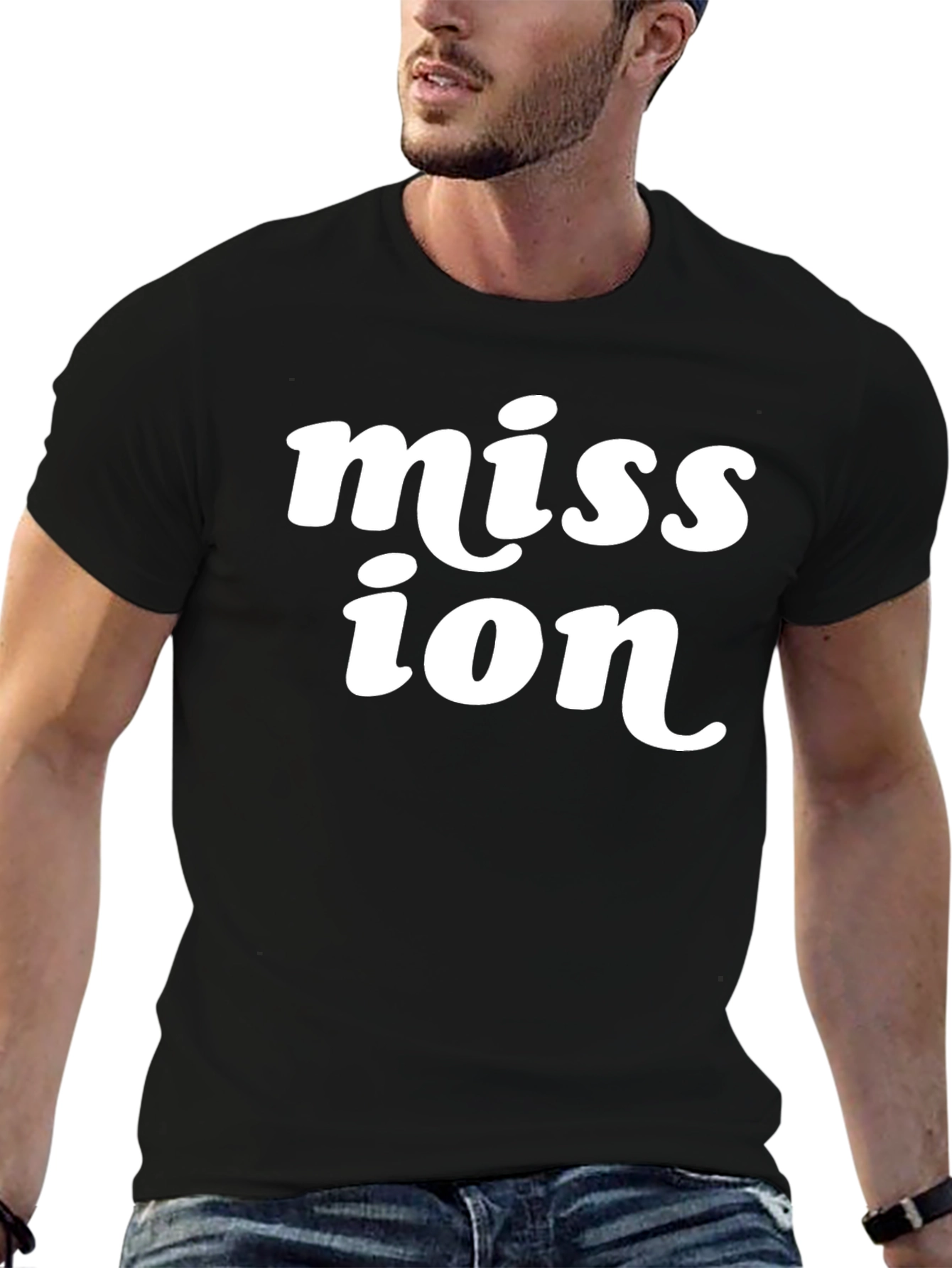 Mission Graphic Black T-Shirt