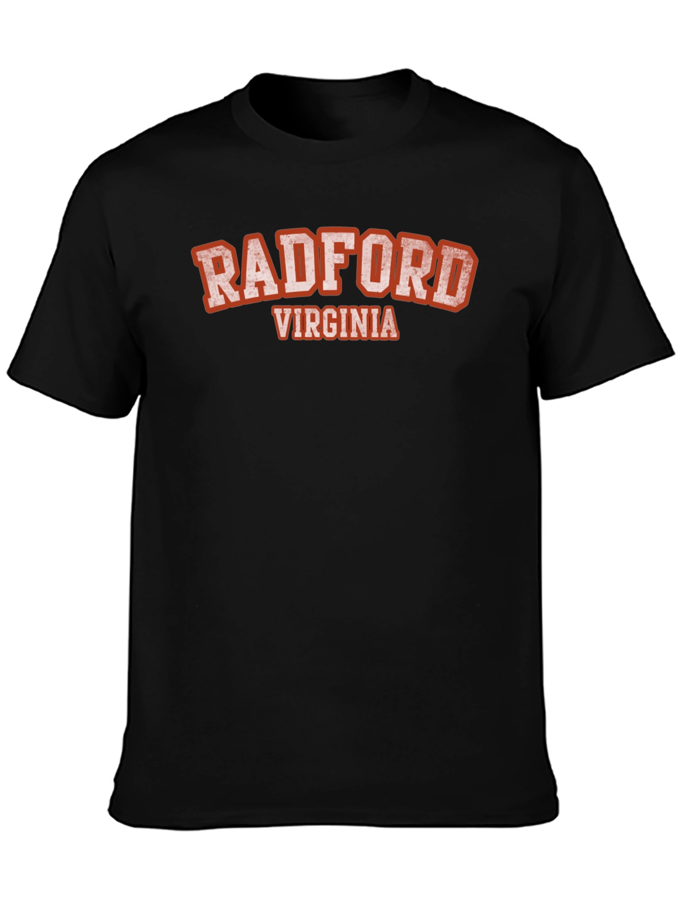 Radford Virginia Black T-Shirt