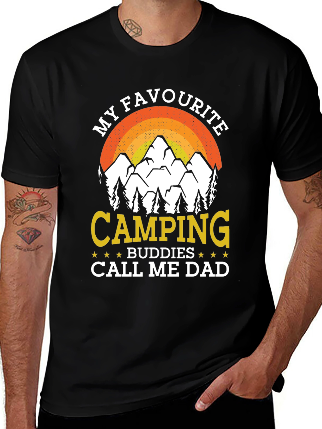 Camping Buddies Call Me Dad T-Shirt