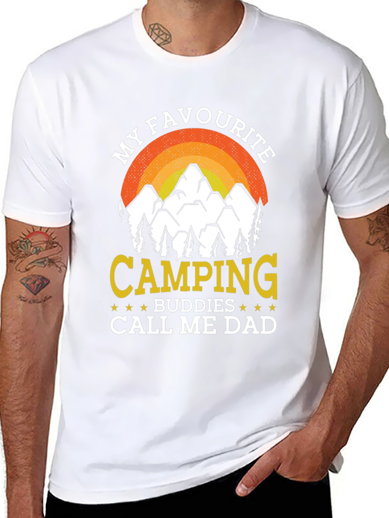 Camping Buddies Call Me Dad T-Shirt