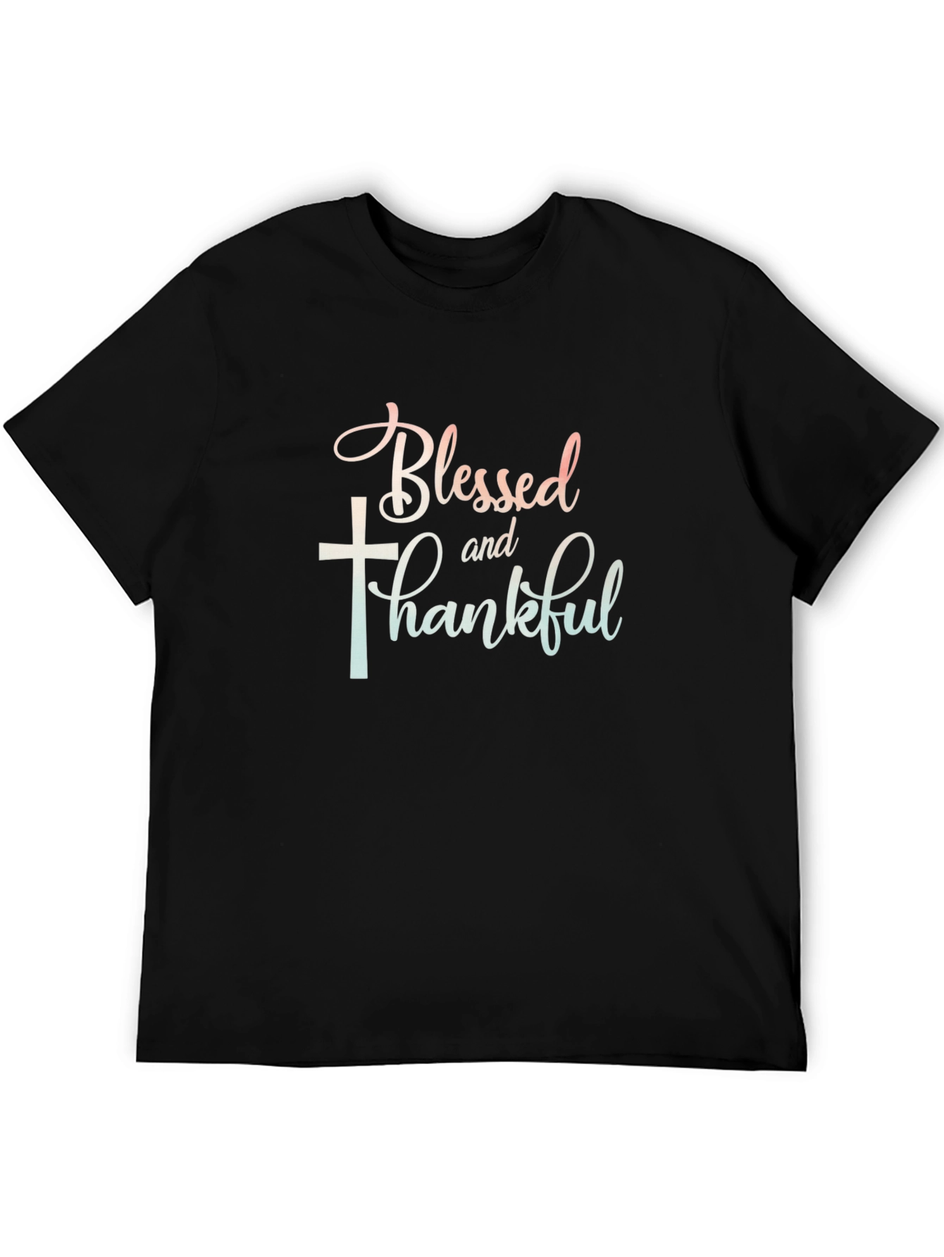 Blessed and Thankful Graphic T-Shirt