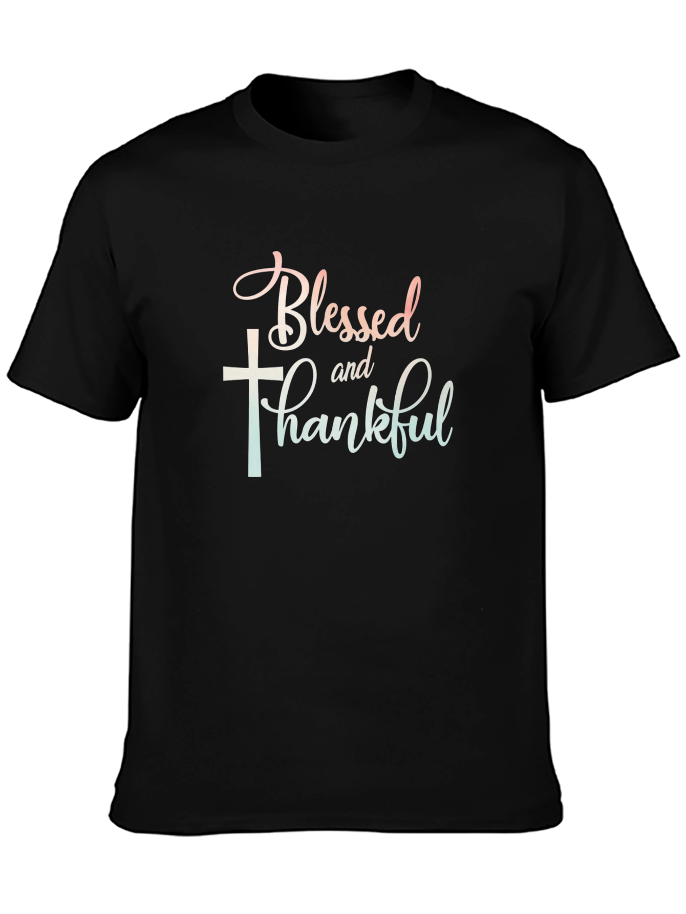 Blessed and Thankful Graphic T-Shirt