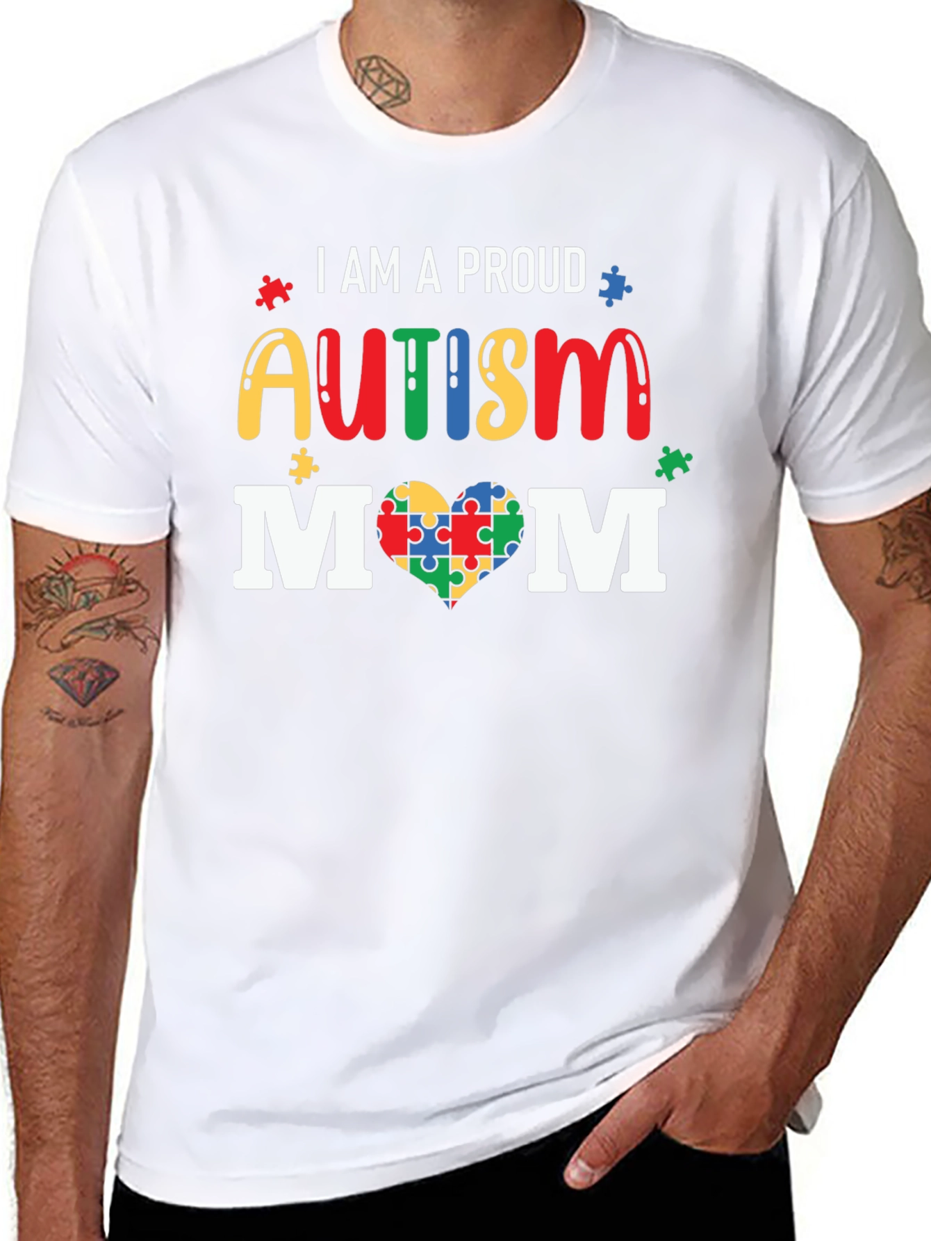 Proud Autism Mom Graphic Tee