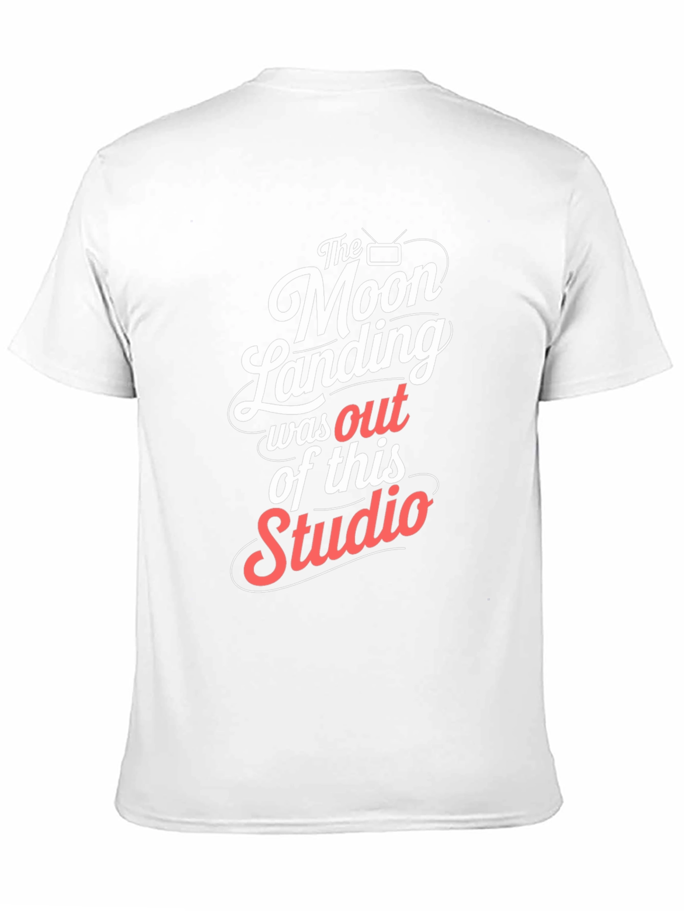Moon Landing Studio Graphic Tee - Black Cotton