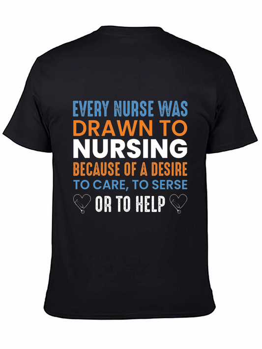 Nurse Drawn To Nursing T-Shirt