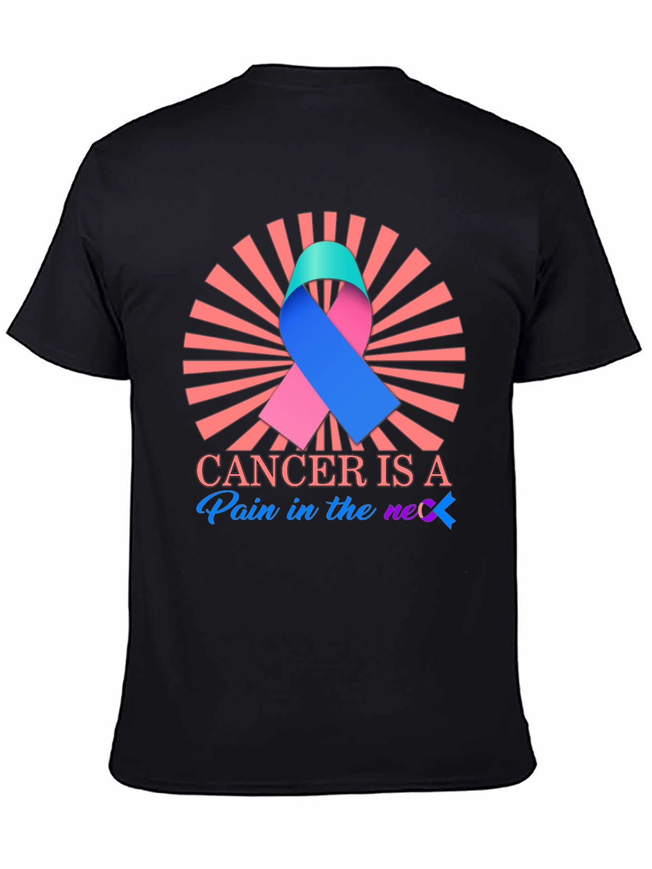 Cancer Awareness Ribbon Graphic Tee