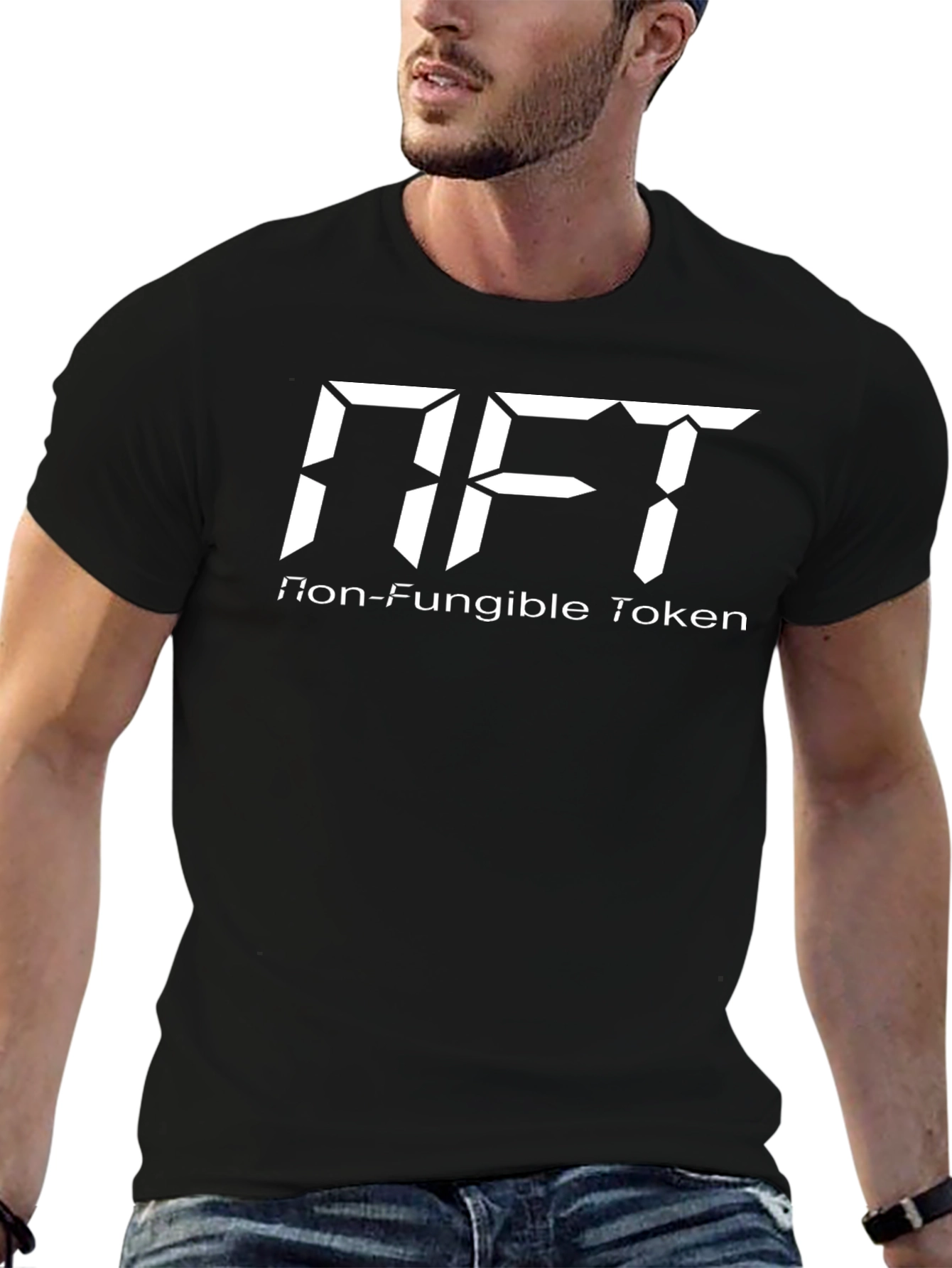 NFT Non-Fungible Token Black T-Shirt
