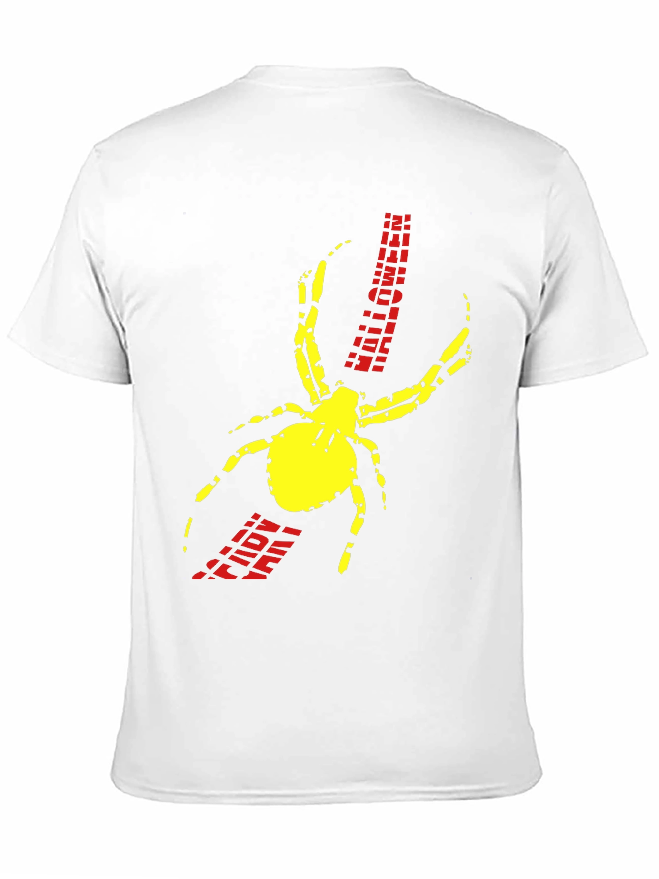 Spider Graphic Print Black T-Shirt