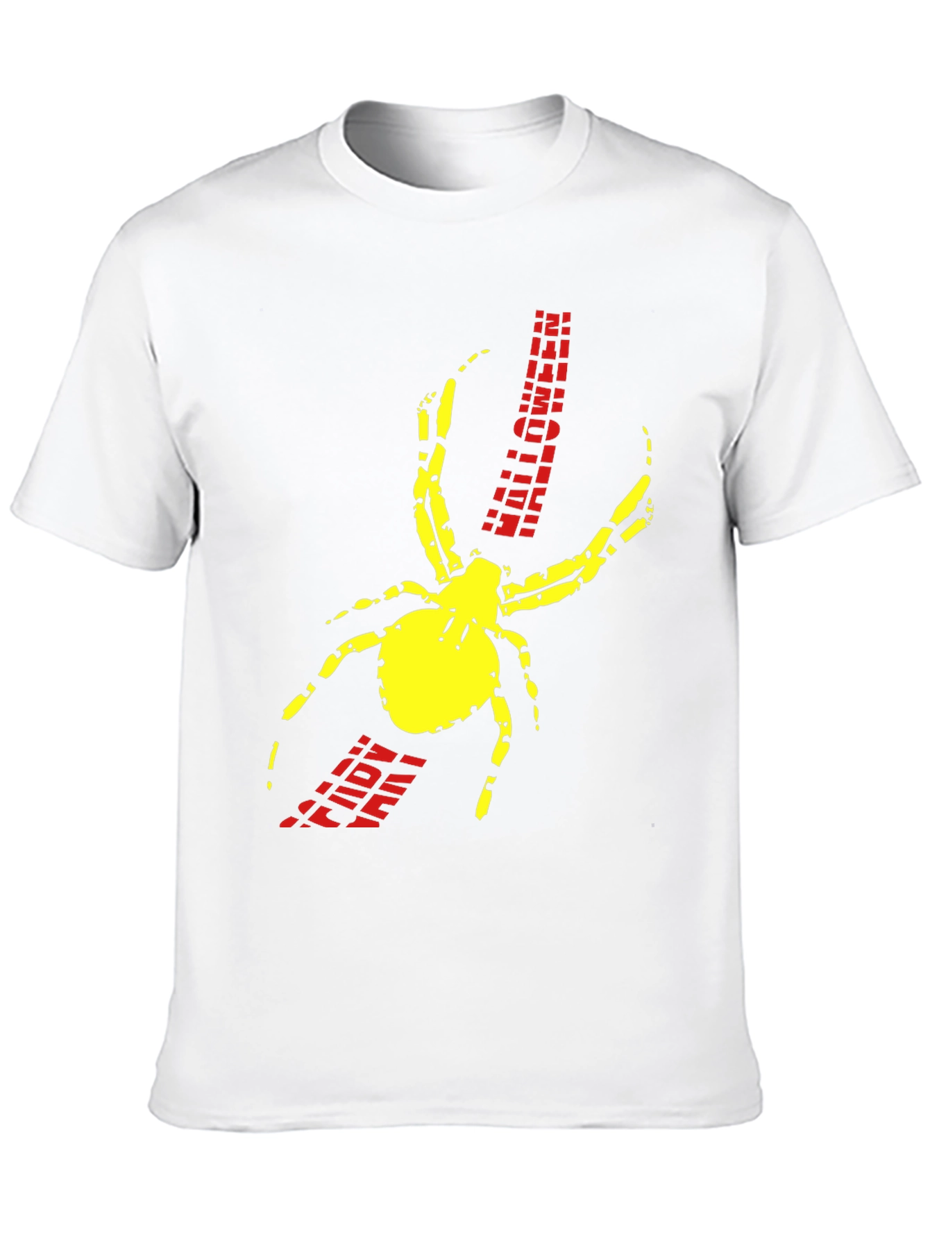 Spider Graphic Print Black T-Shirt
