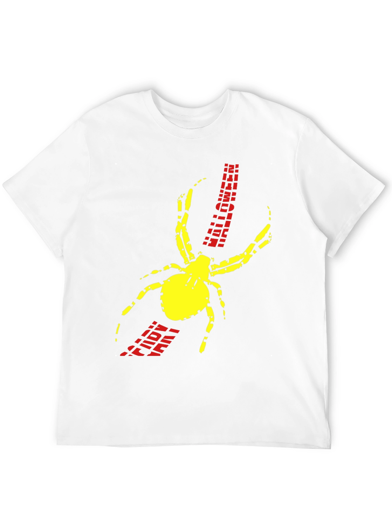 Spider Graphic Print Black T-Shirt