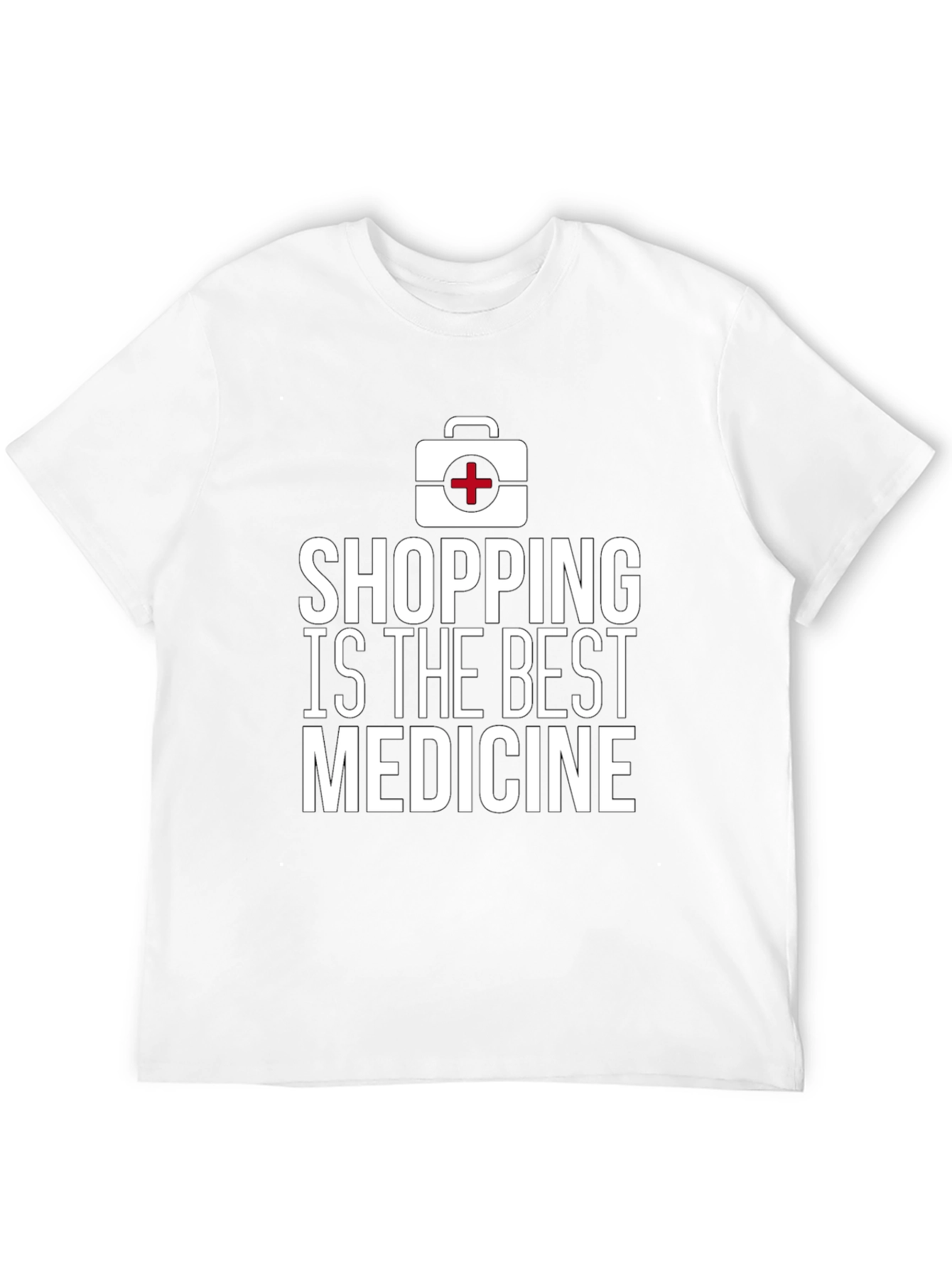 Shopping is The Best Medicine Graphic T-Shirt