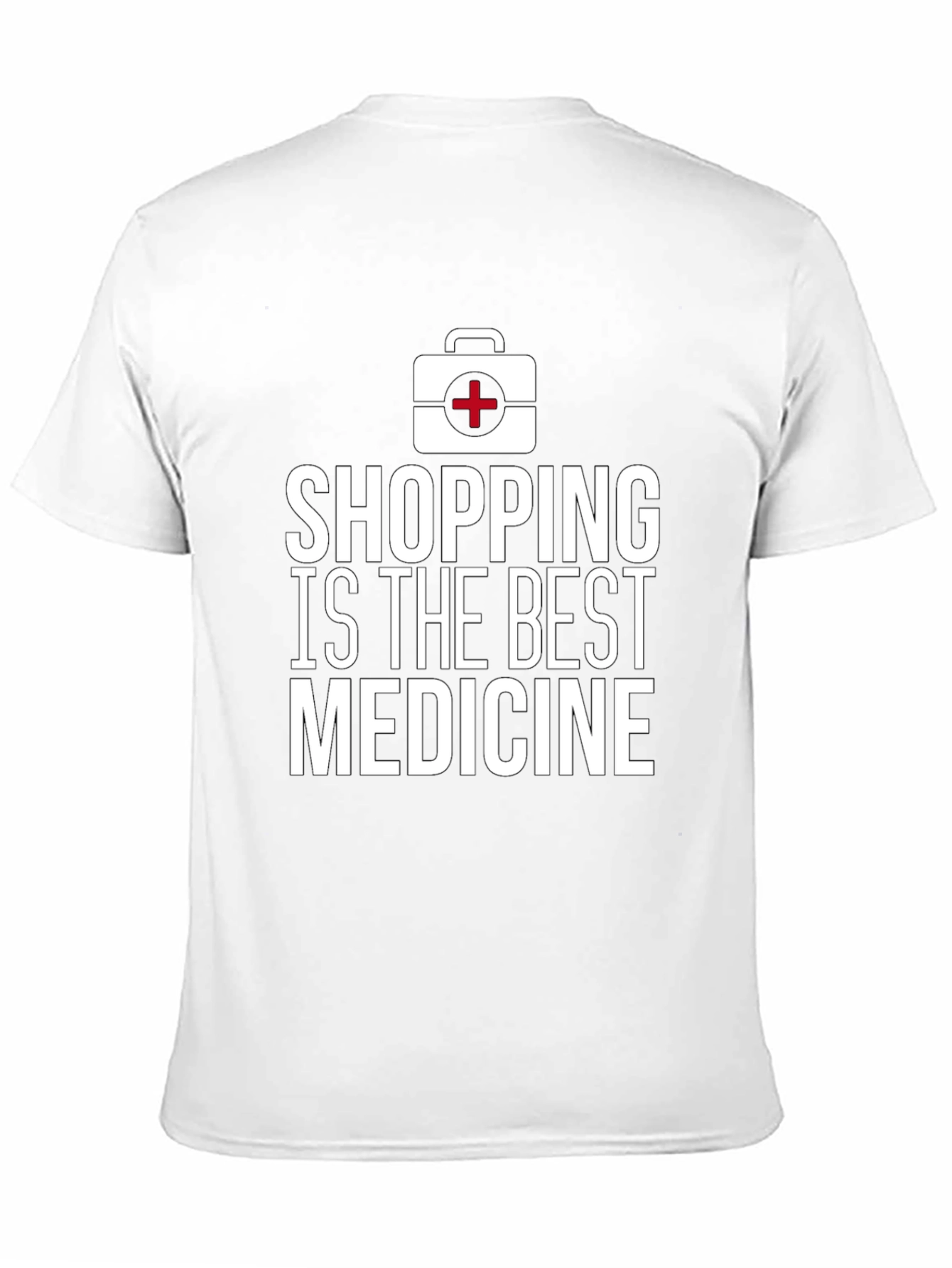 Shopping is The Best Medicine Graphic T-Shirt