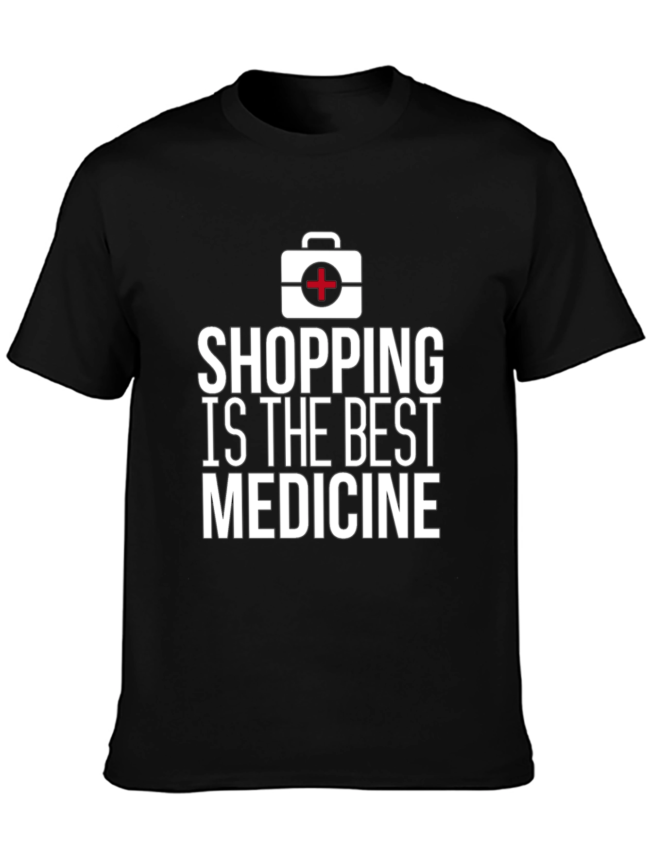 Shopping is The Best Medicine Graphic T-Shirt