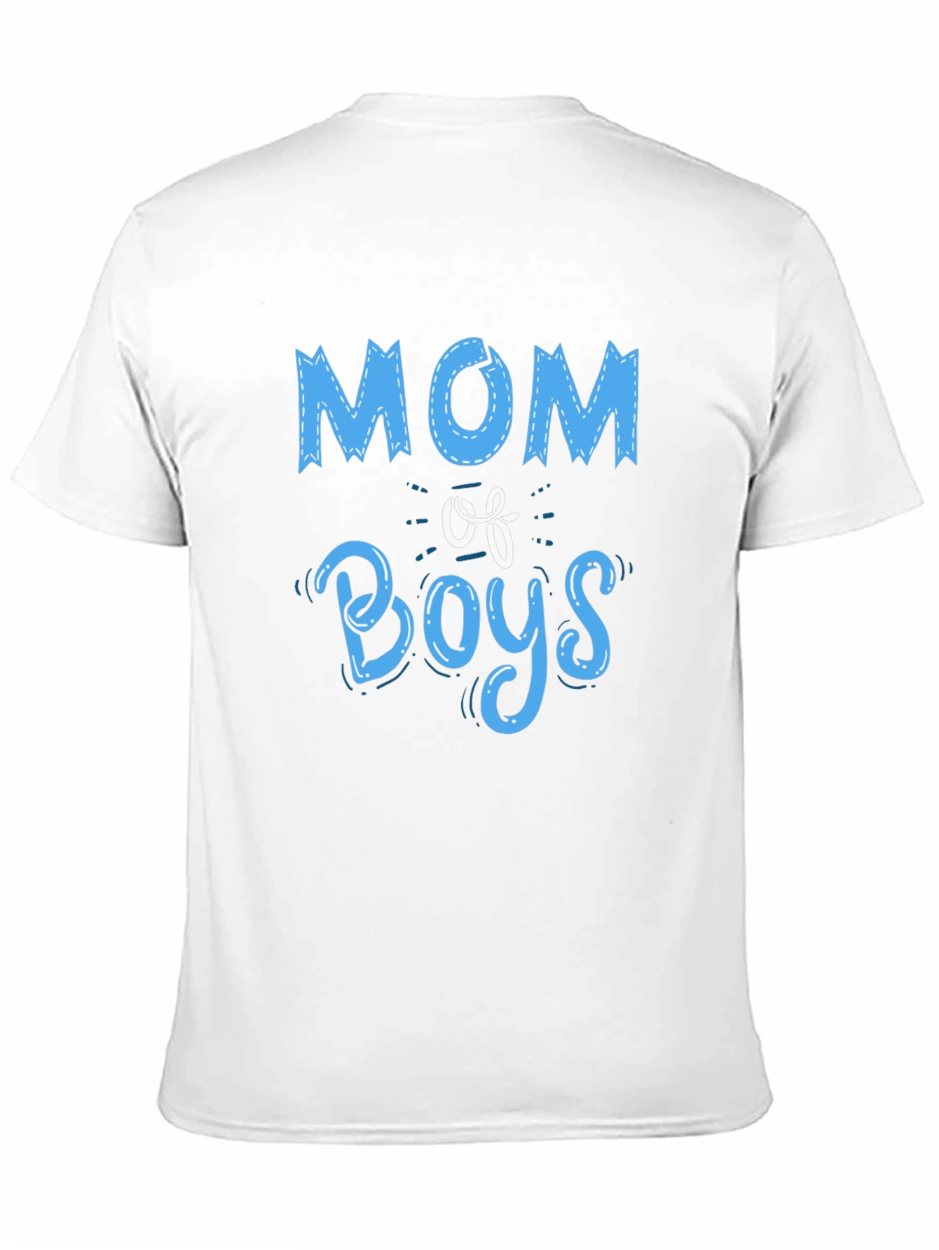 Mom of Boys Graphic Tee - Black Crewneck