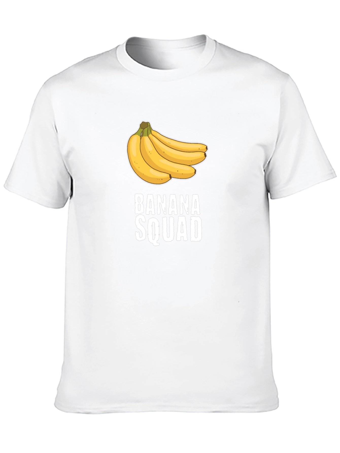 Banana Squad Graphic T-Shirt - Black Crew Neck Tee