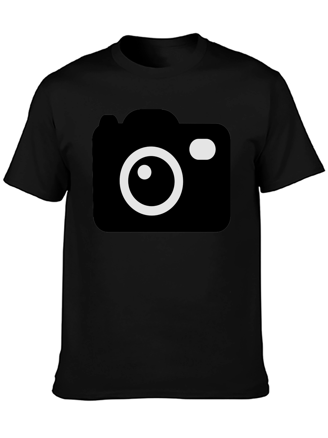 Camera Graphic Black T-Shirt