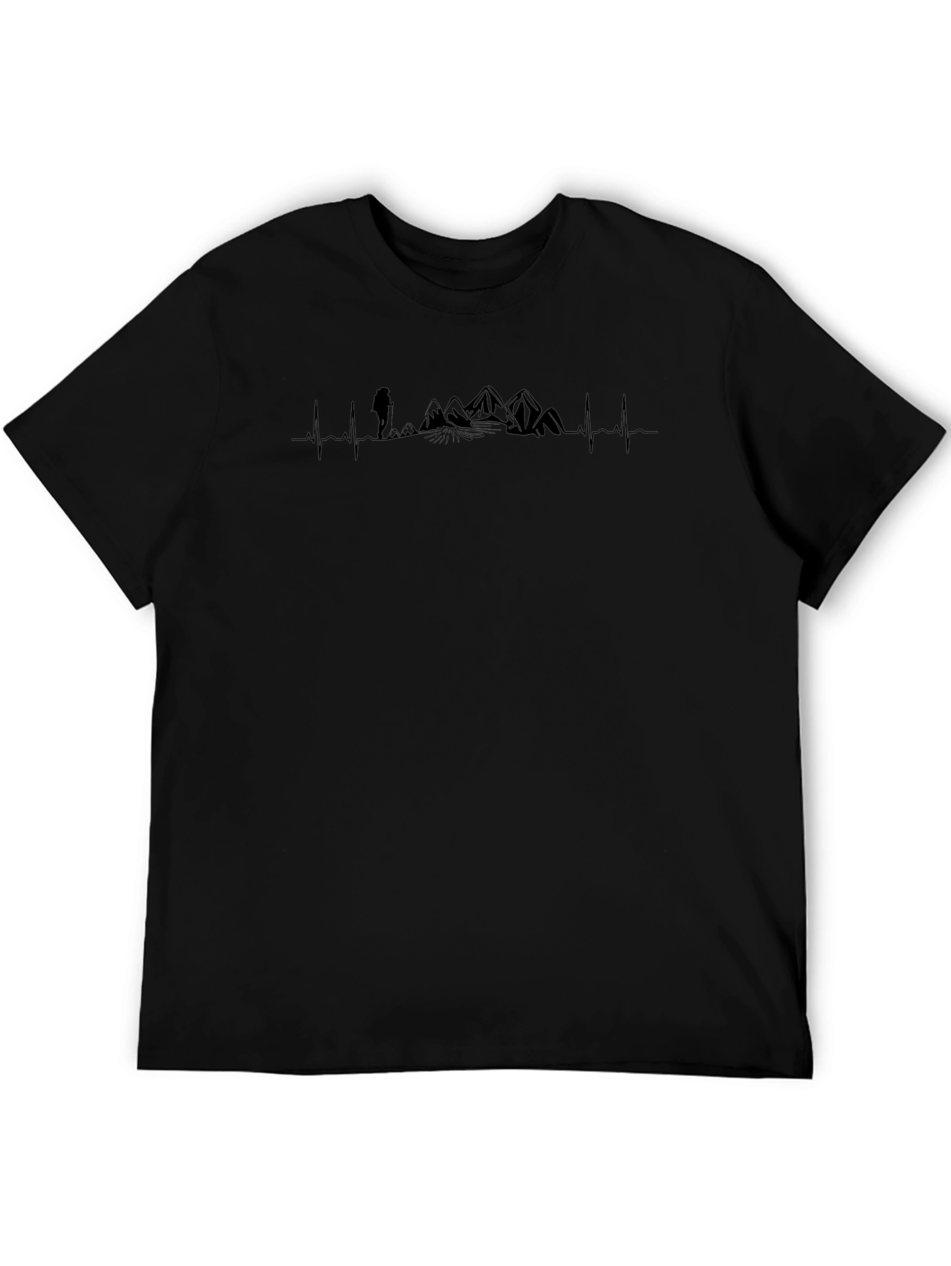 Hiking Heartbeat T-Shirt - Mountain Adventure Tee