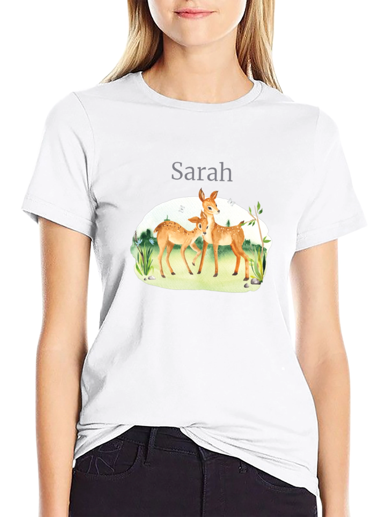 Deer Family Personalized T-Shirt