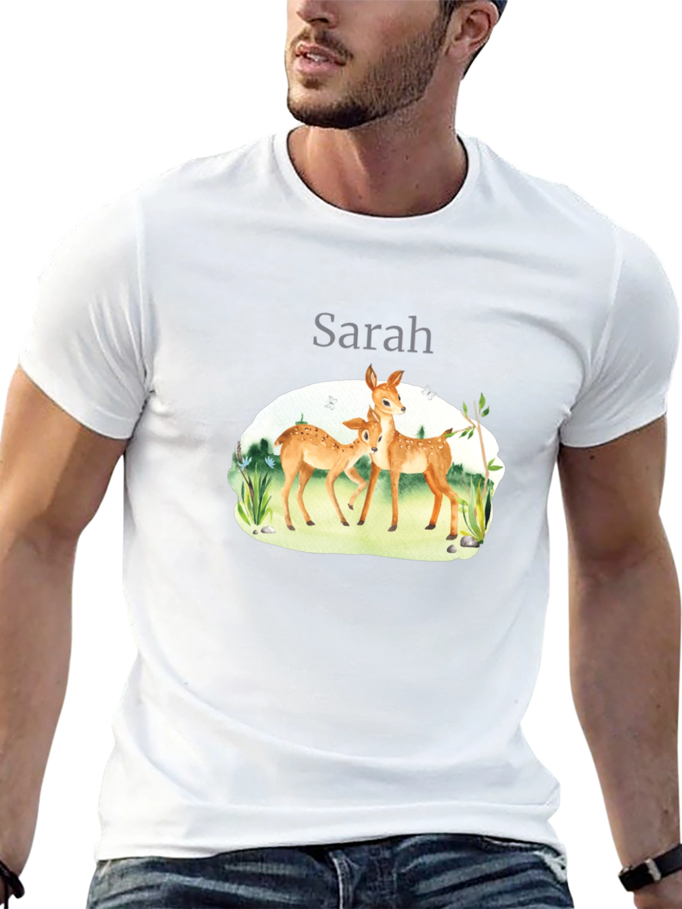 Deer Family Personalized T-Shirt