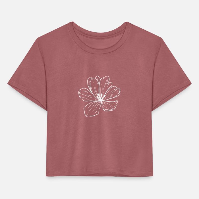 A small flower on your heart.Simple and minimalist
