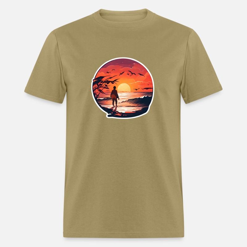 A Traveler Standing On A Beach