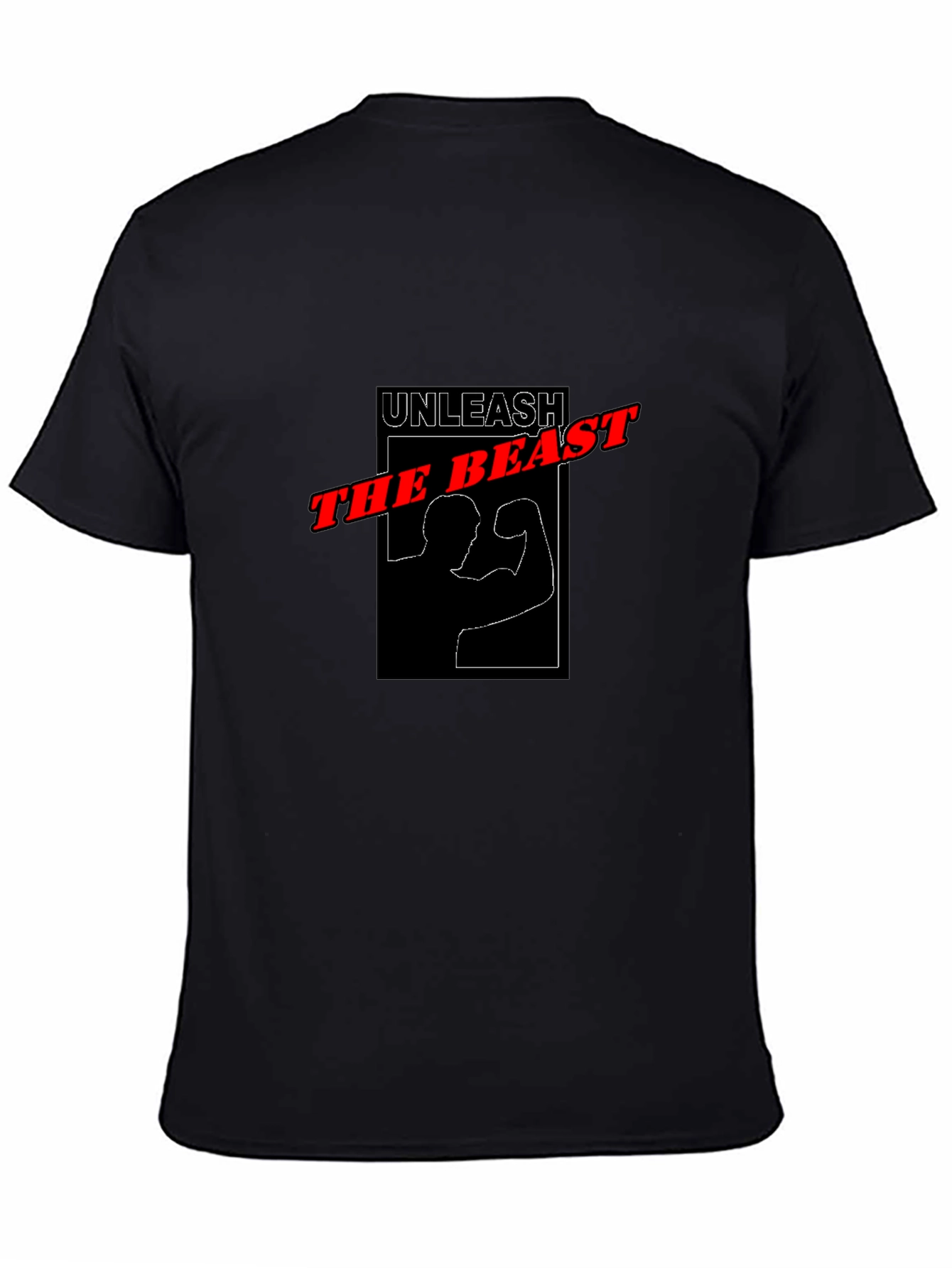 Unleash The Beast Black Graphic Tee