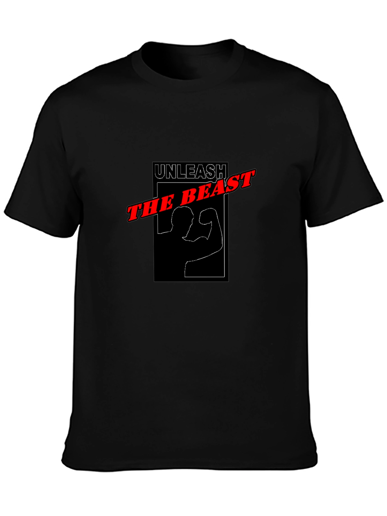 Unleash The Beast Black Graphic Tee