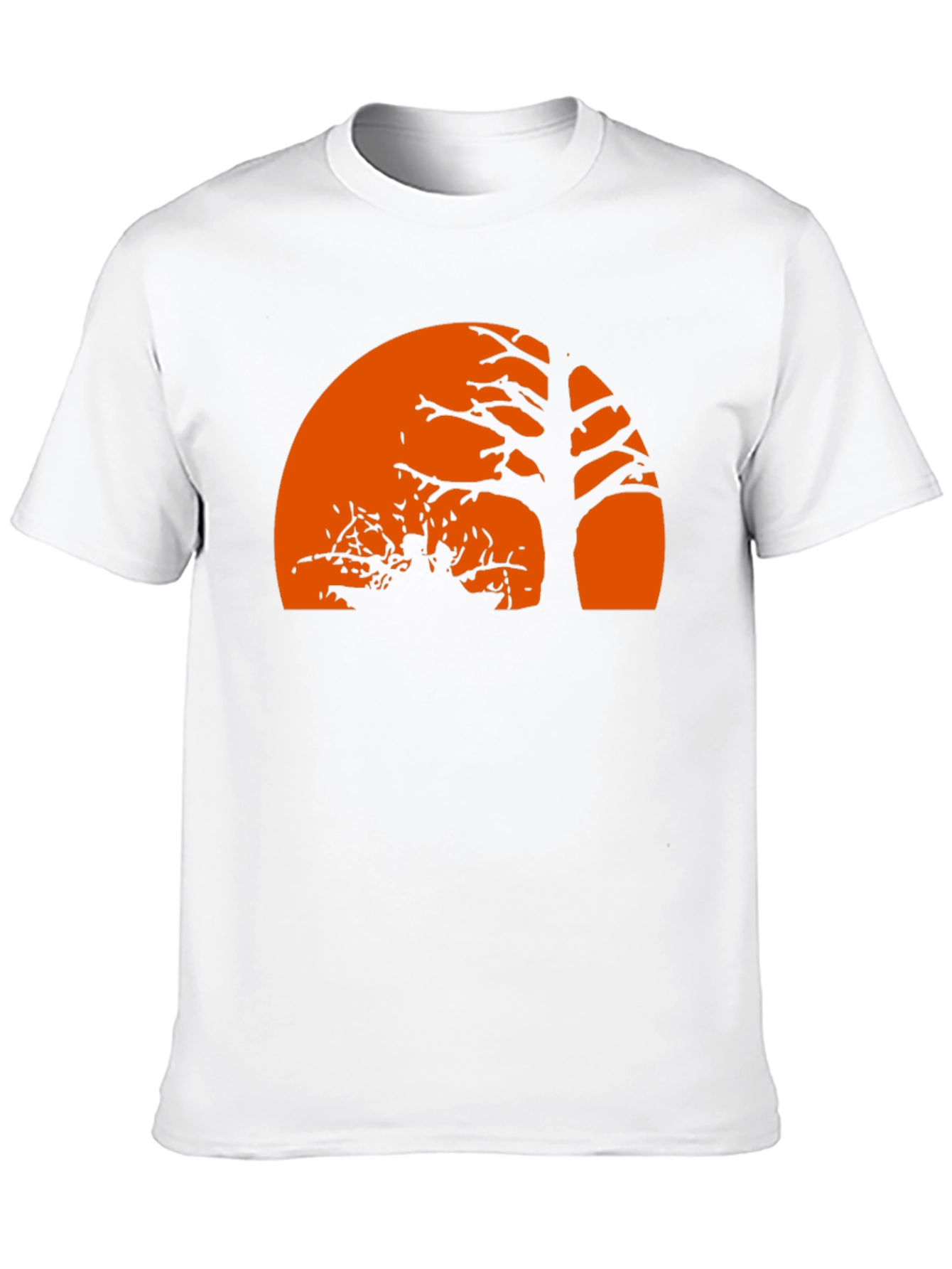 Spooky Halloween Tree Silhouette T-Shirt