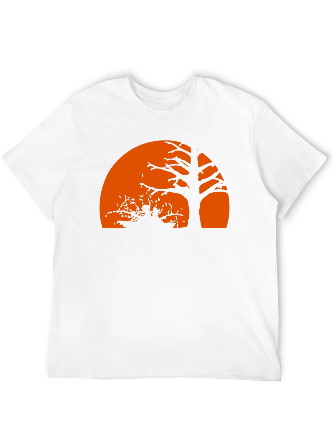 Spooky Halloween Tree Silhouette T-Shirt