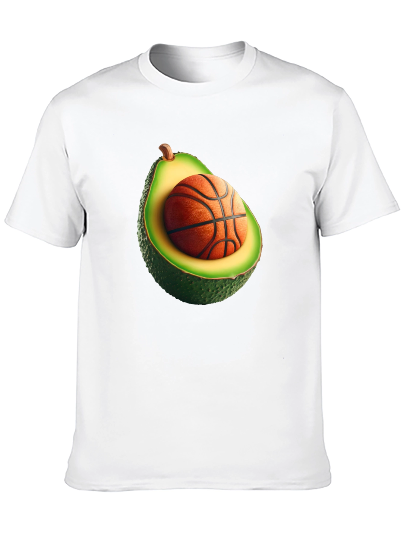Avocado Basketball T-Shirt - Funny Graphic Tee