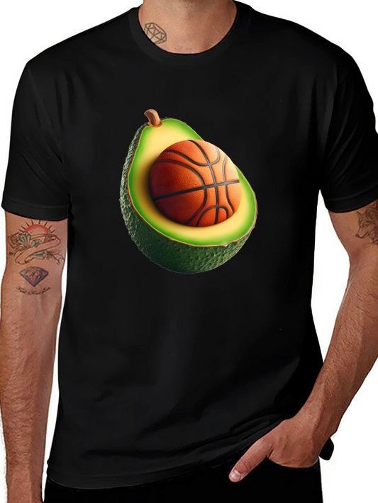 Avocado Basketball T-Shirt - Funny Graphic Tee