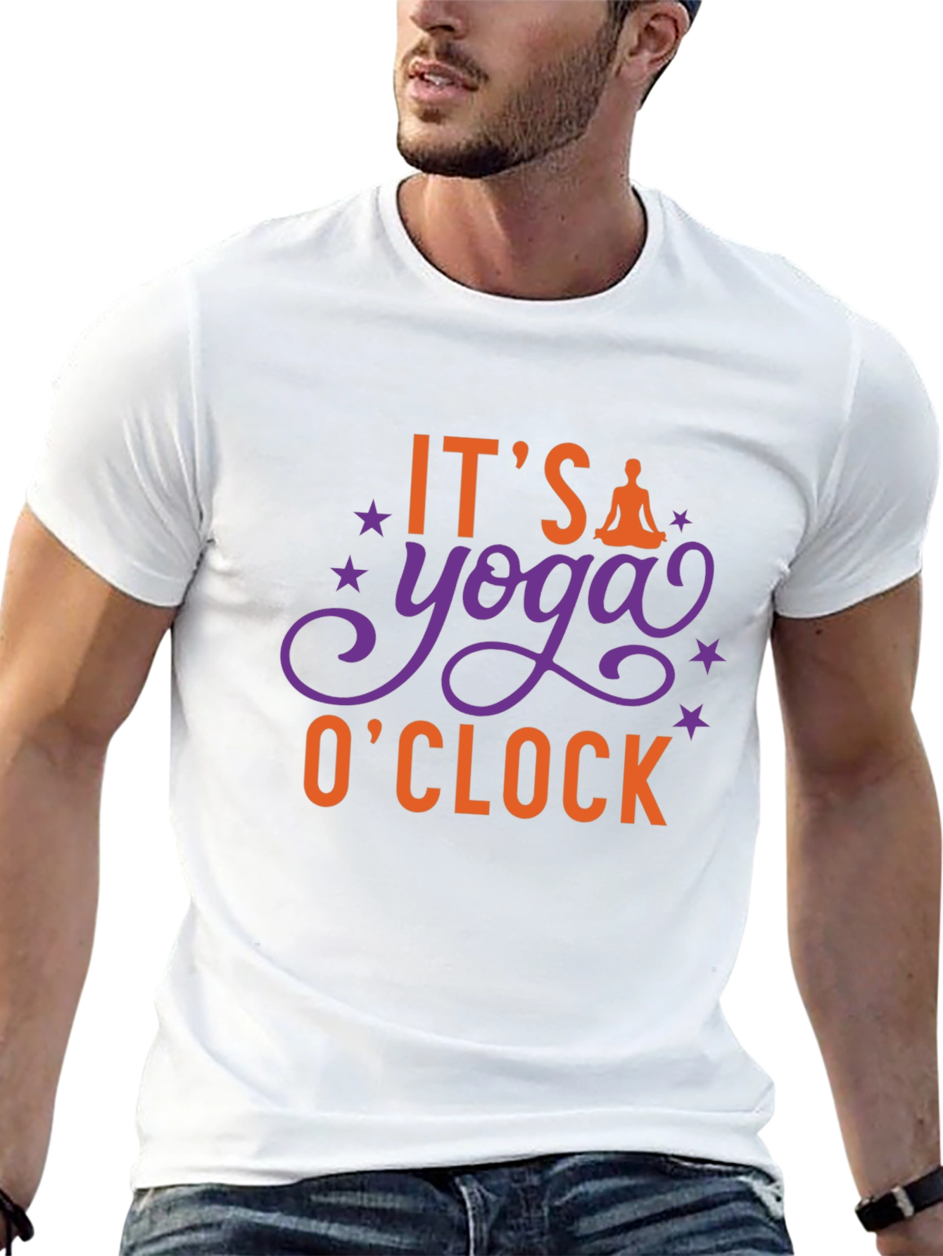 Yoga OClock T-Shirt - Stylish Relaxed Fit