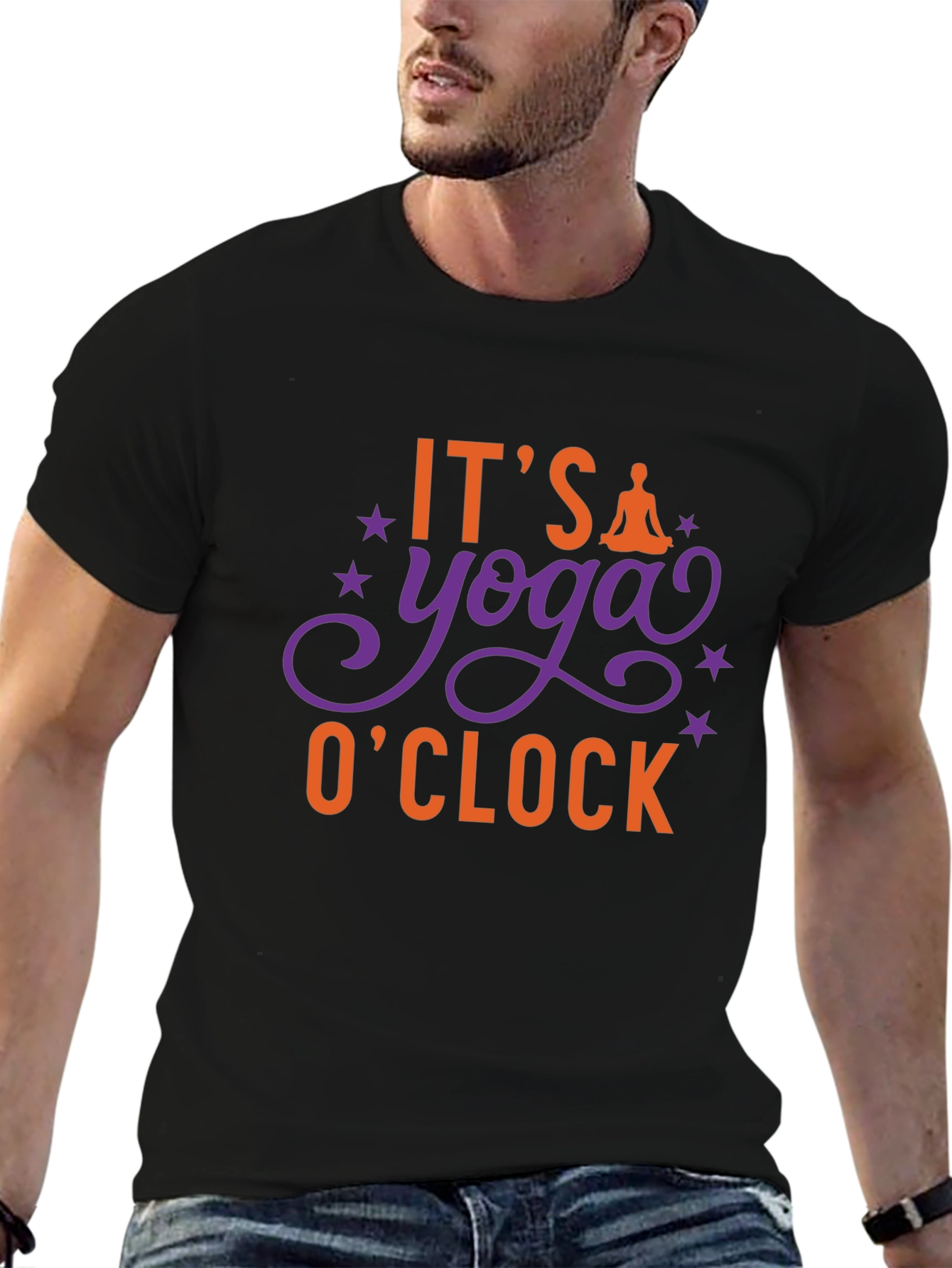 Yoga OClock T-Shirt - Stylish Relaxed Fit