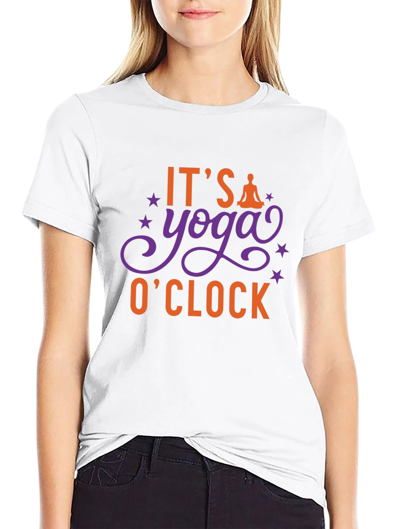 Yoga OClock T-Shirt - Stylish Relaxed Fit