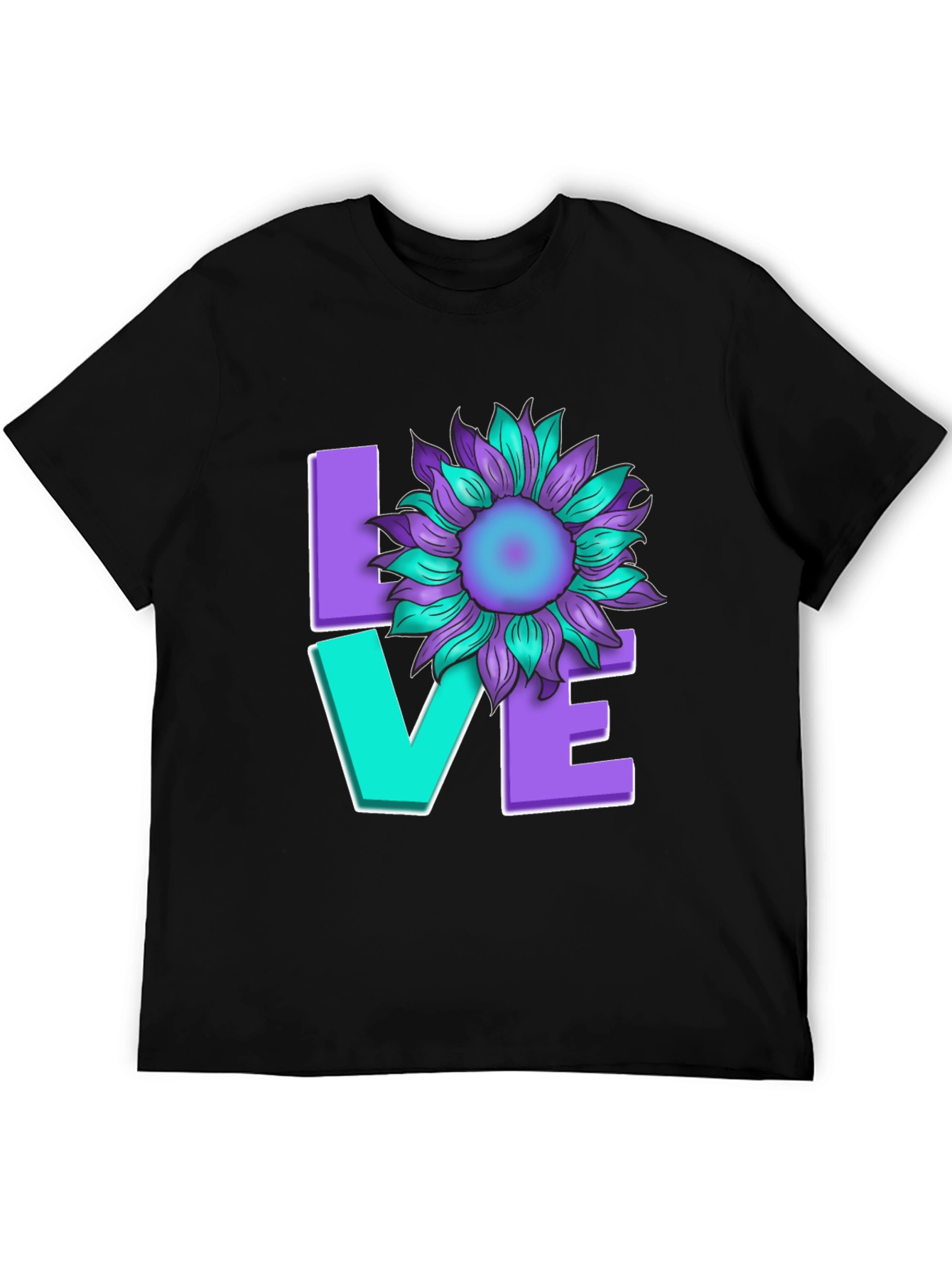 Love Sunflower Graphic T-Shirt