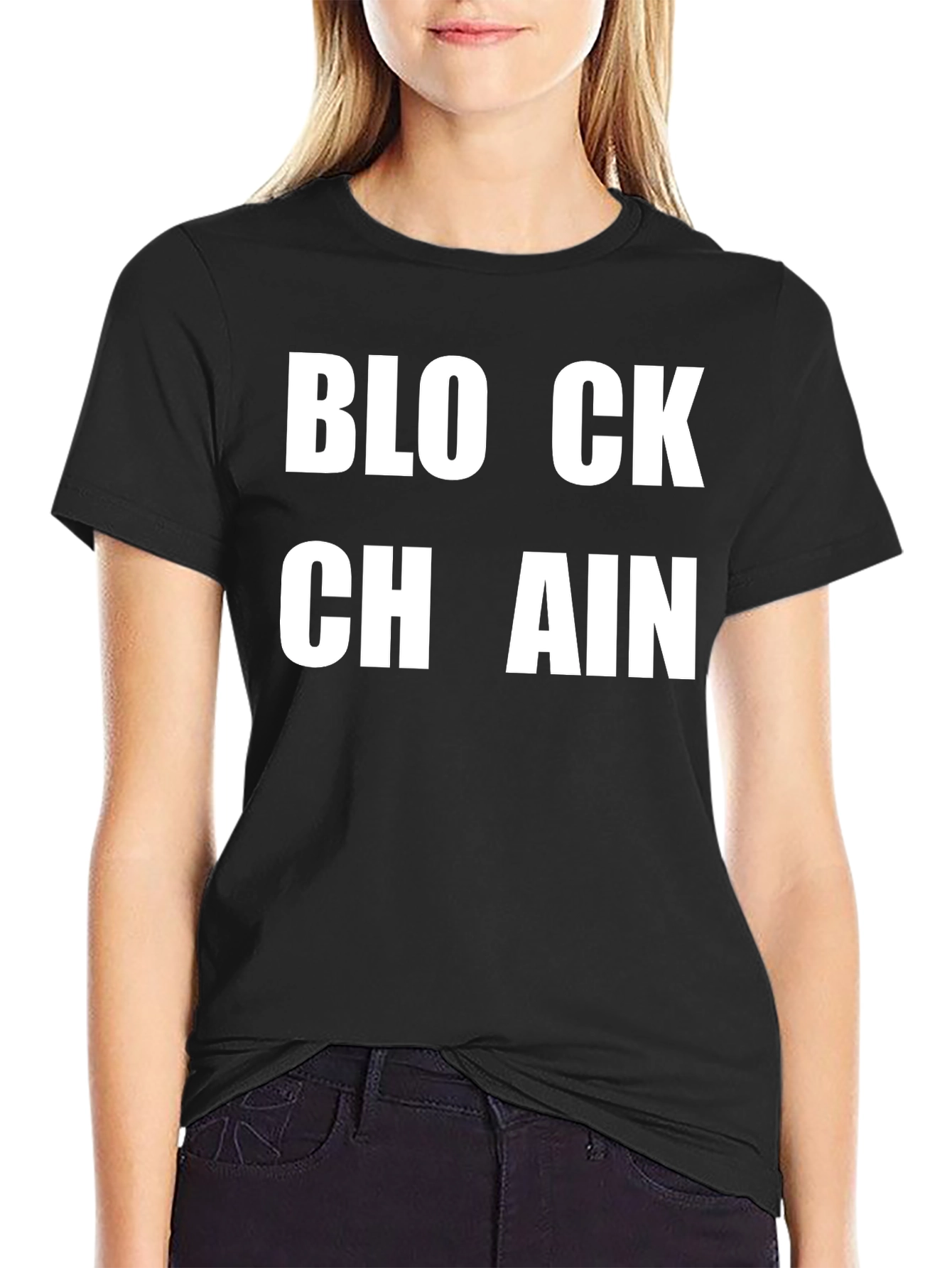 Blockchain Graphic Tee - Crypto Enthusiast Apparel
