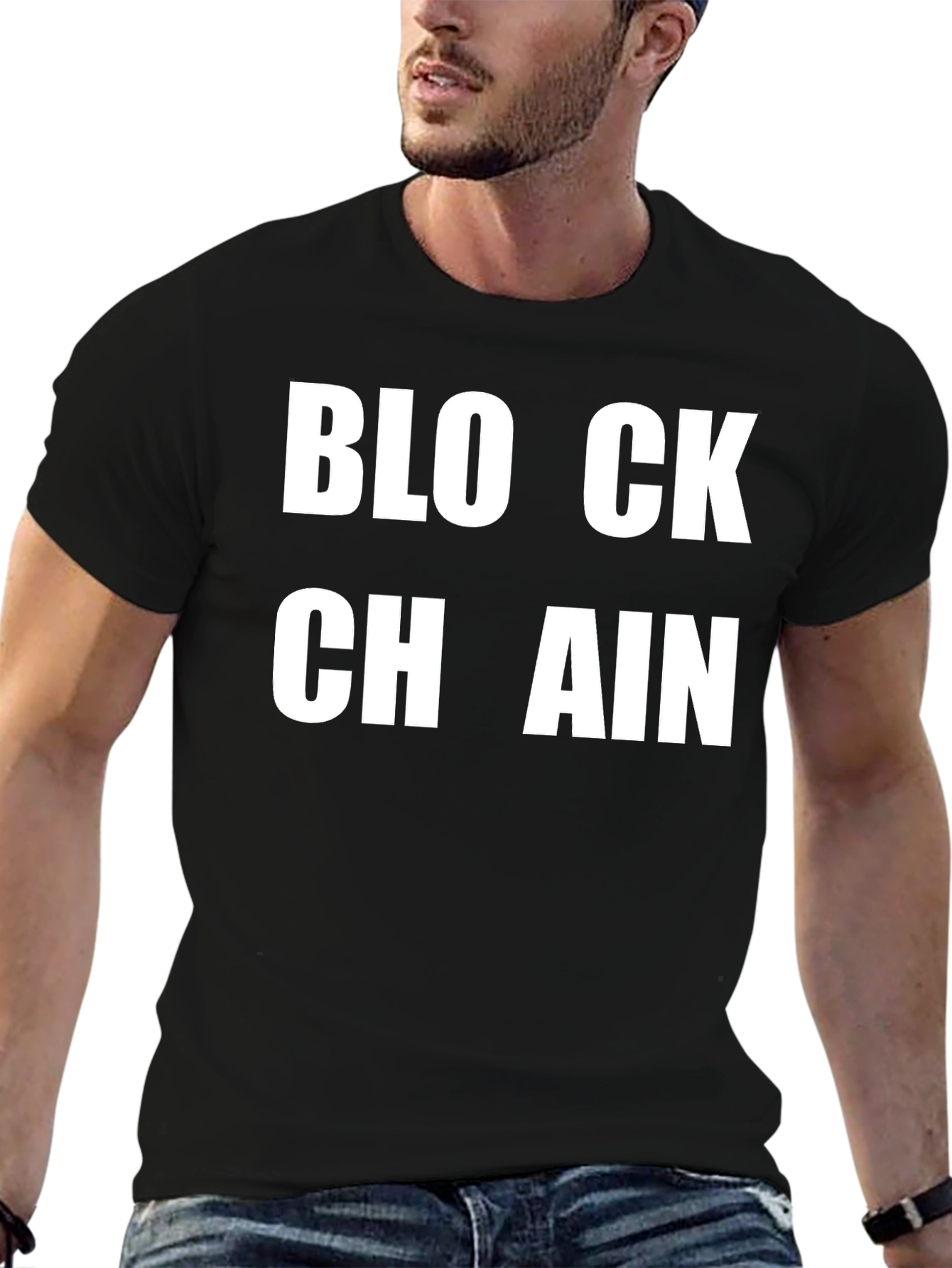 Blockchain Graphic Tee - Crypto Enthusiast Apparel