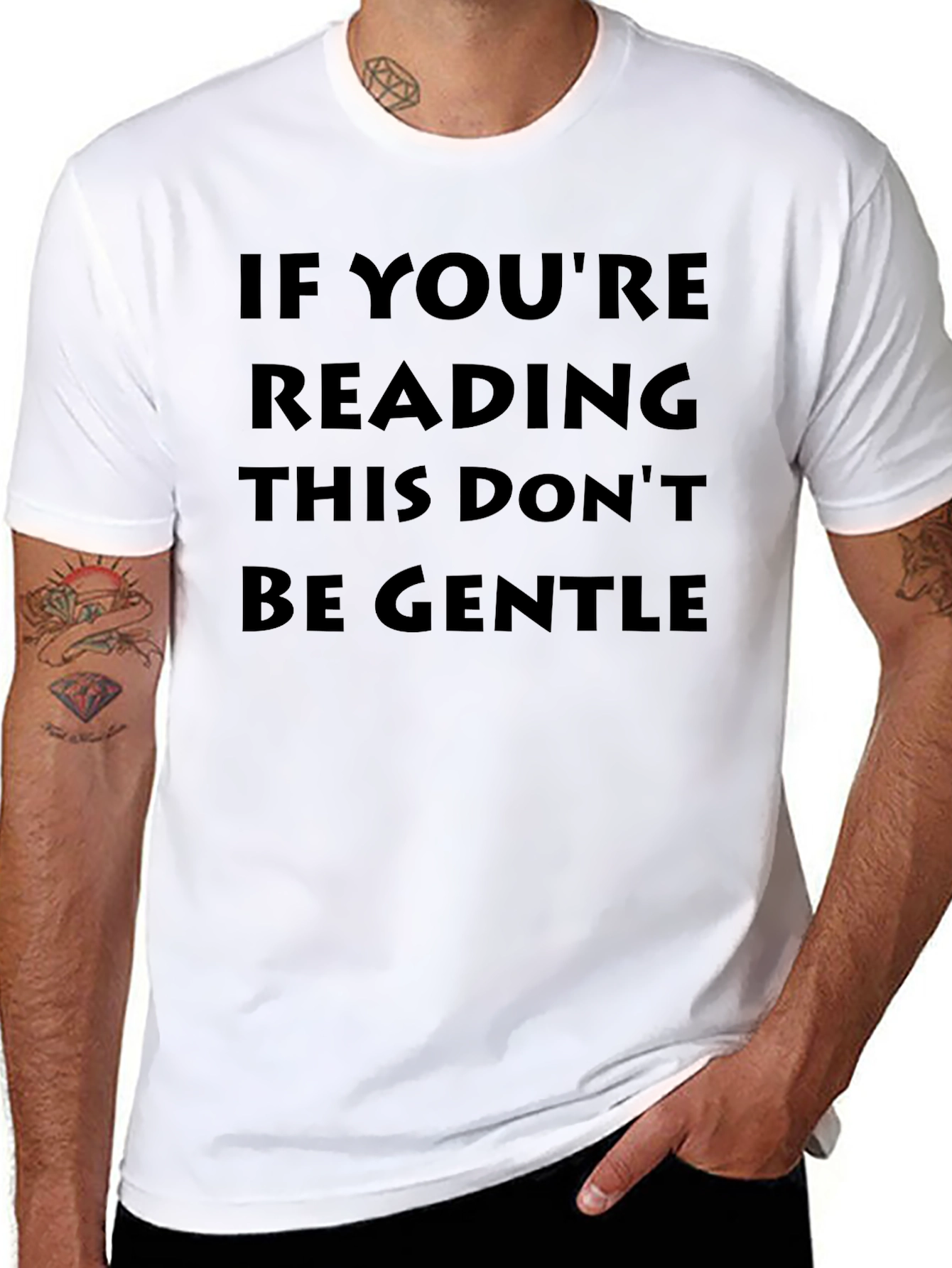 Dont Be Gentle Novelty Graphic Tee