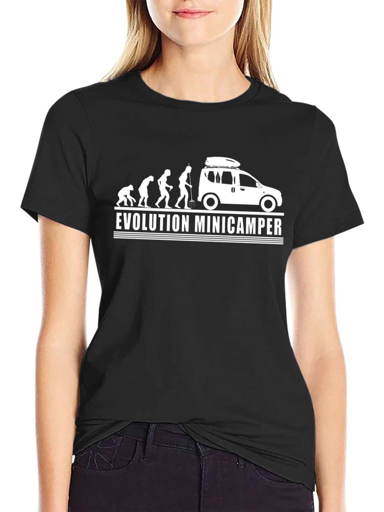 Evolution Minicamper Black T-Shirt