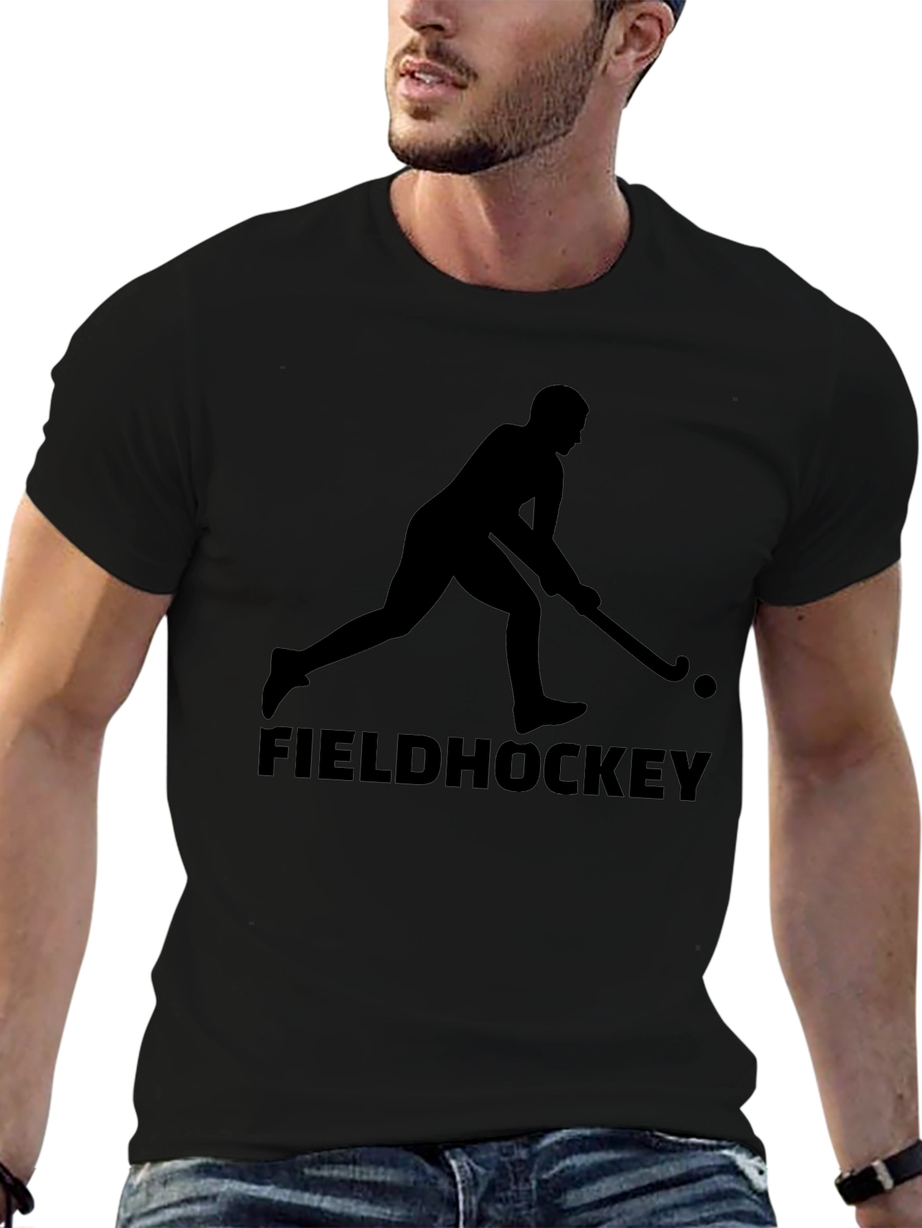 Field Hockey Player Graphic Tee