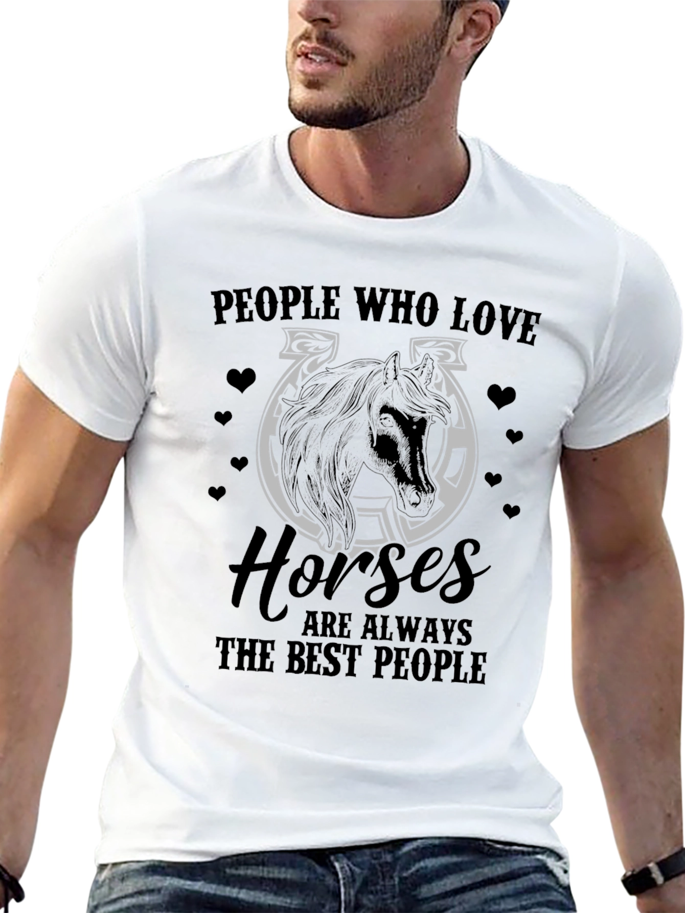 People Who Love Horses T-Shirt