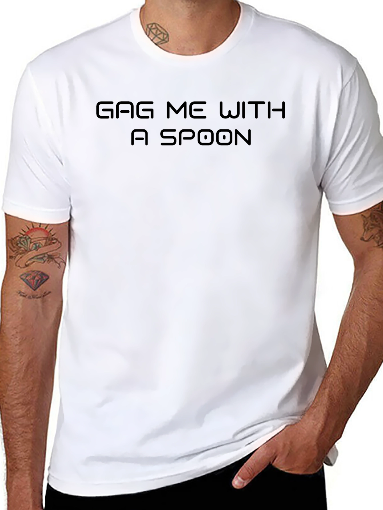 Gag Me With a Spoon Black T-Shirt