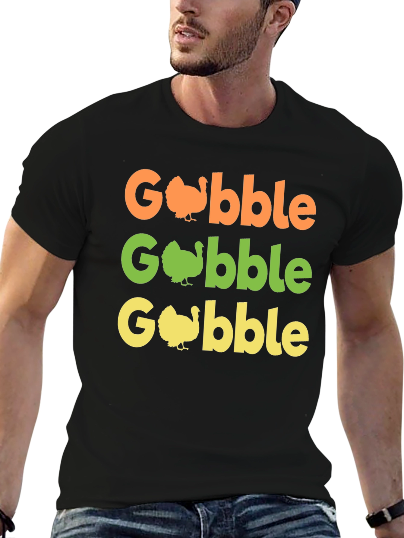 Gobble Thanksgiving T-Shirt - Turkey Day Apparel