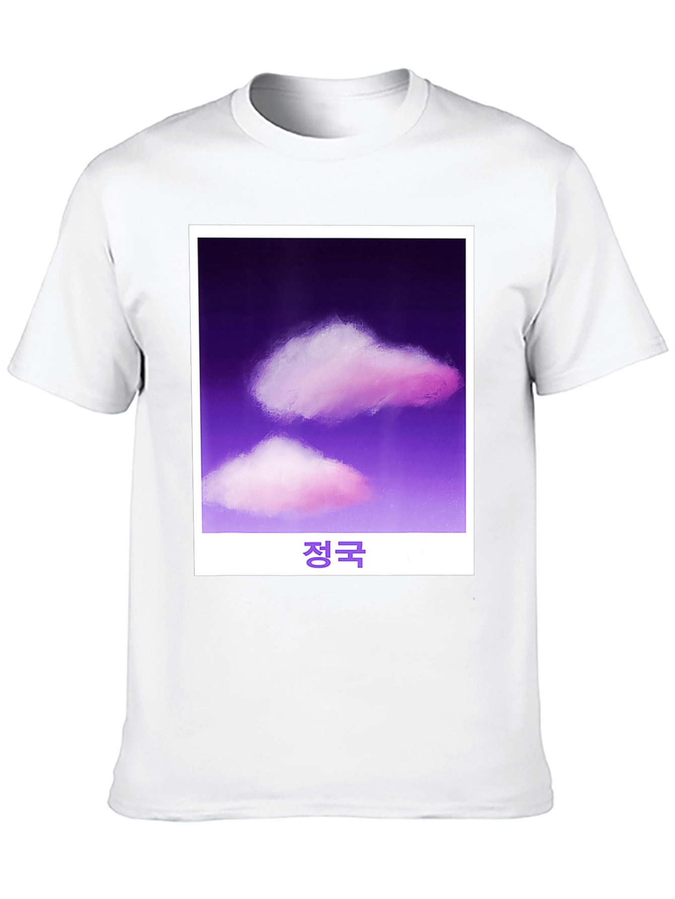 Cloud Graphic Black T-Shirt