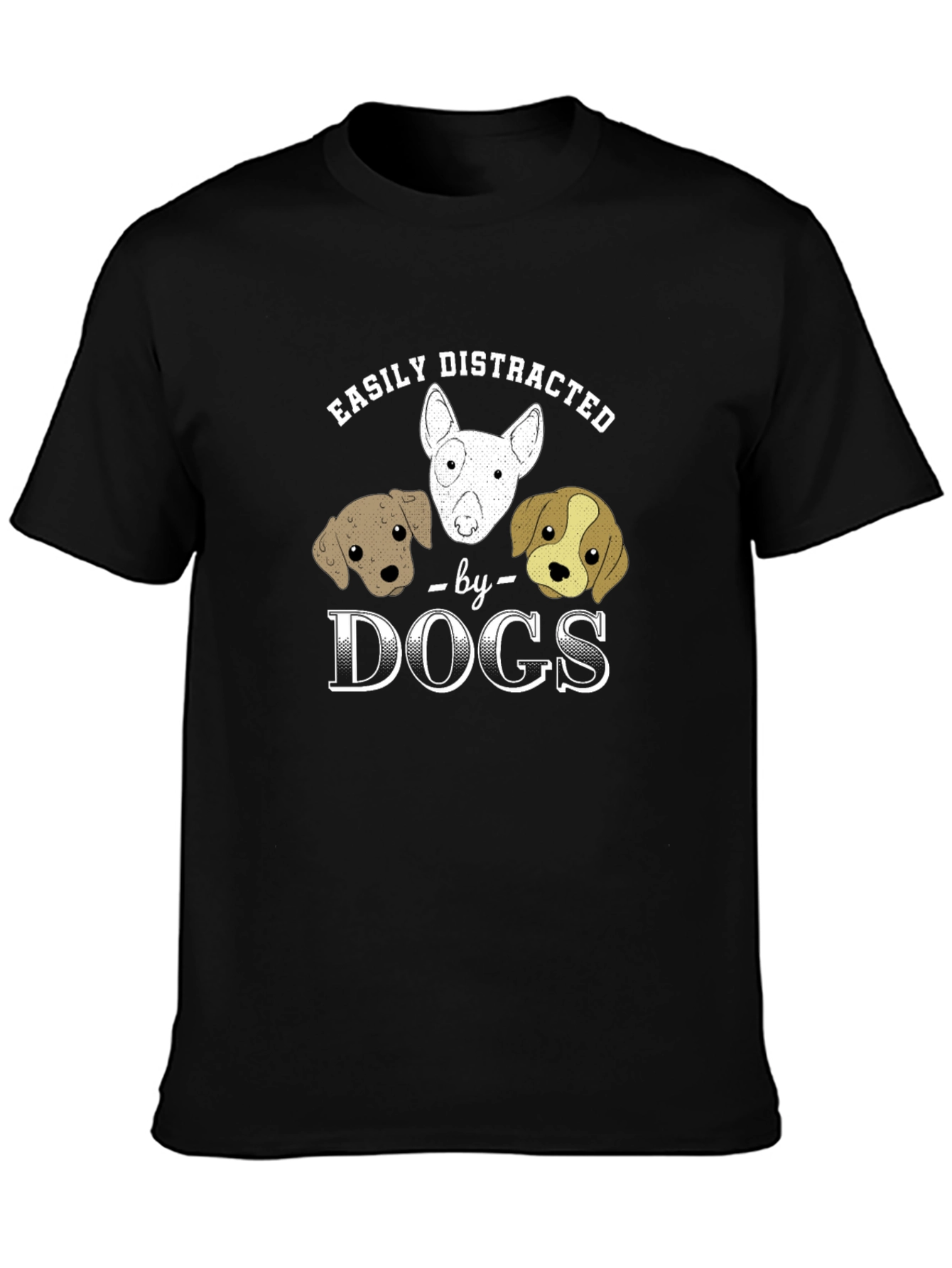 Easily Distracted by Dogs Graphic Tee
