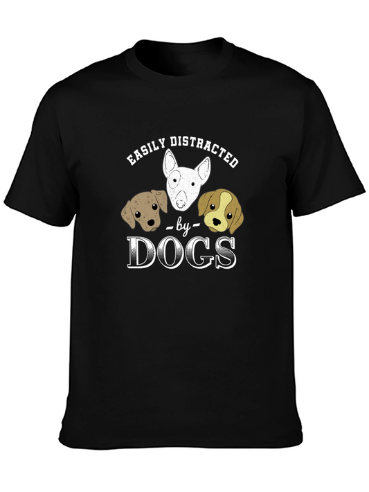 Easily Distracted by Dogs Graphic Tee